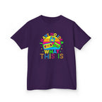 Kids T-Shirt — "I Have No Idea What This Is" Colorful Retro Toy Graphic