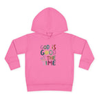 Toddler Hoodie — "God Is Good All The Time" Cute Faith Pullover
