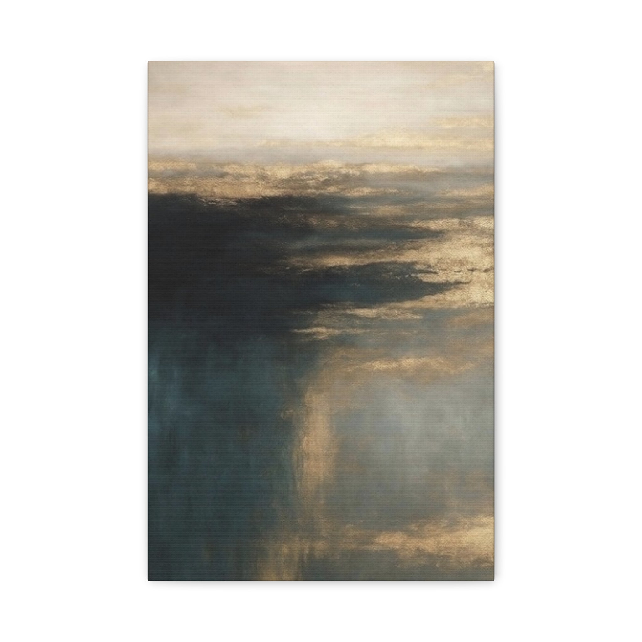 Abstract Stormy Seascape Canvas