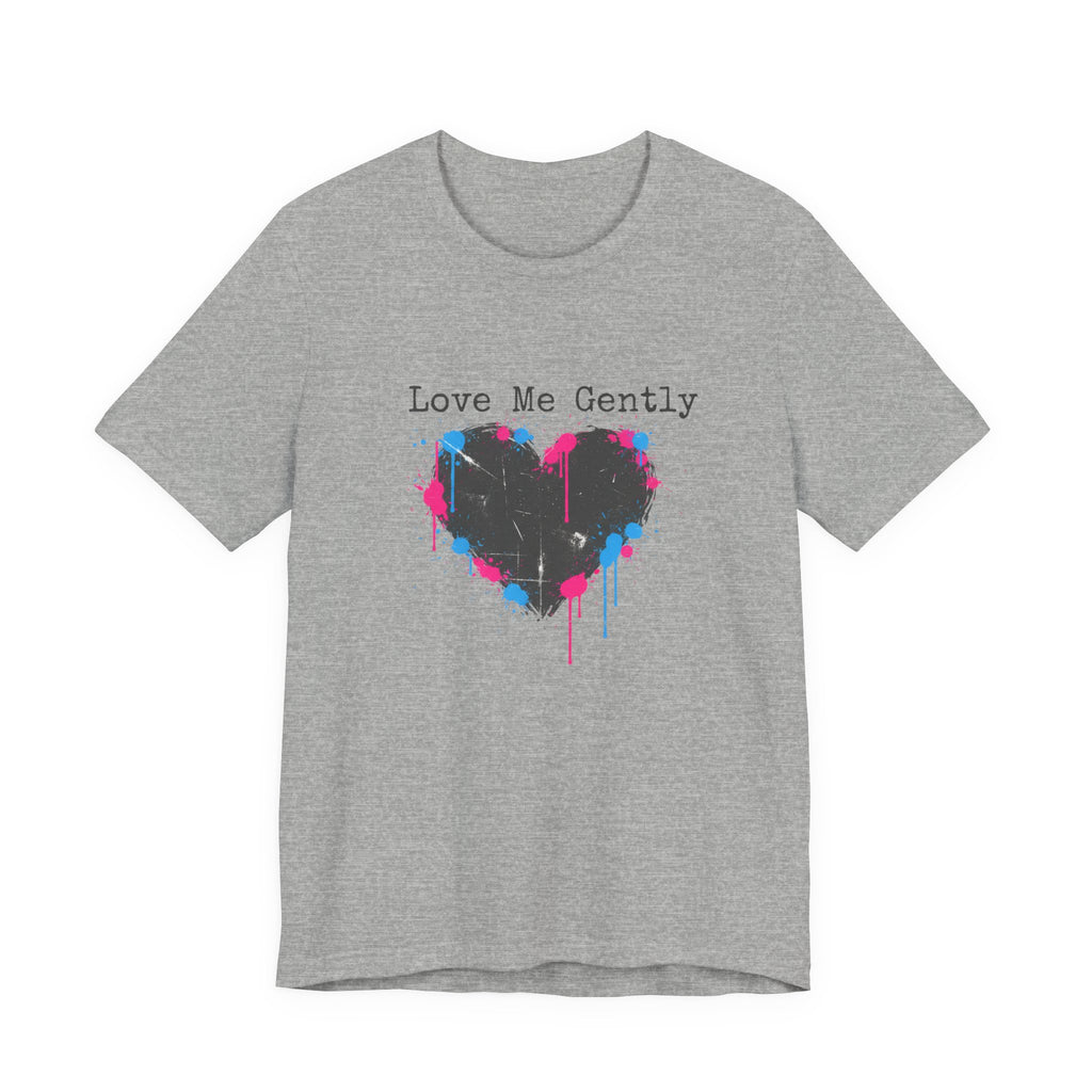 Distressed Graffiti Heart Tee | grunge heart shirt, punk heart design