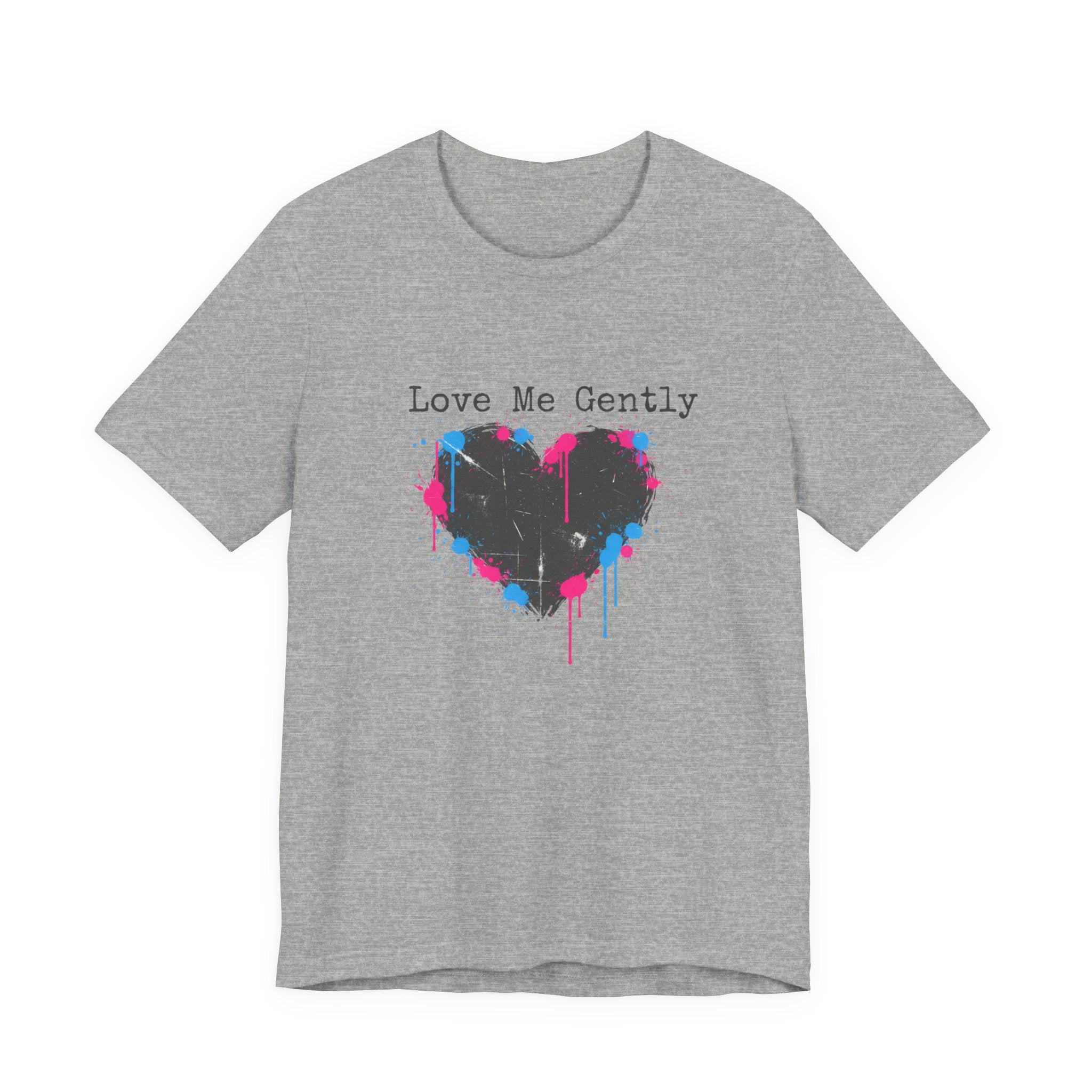 Distressed Graffiti Heart Tee | grunge heart shirt, punk heart design