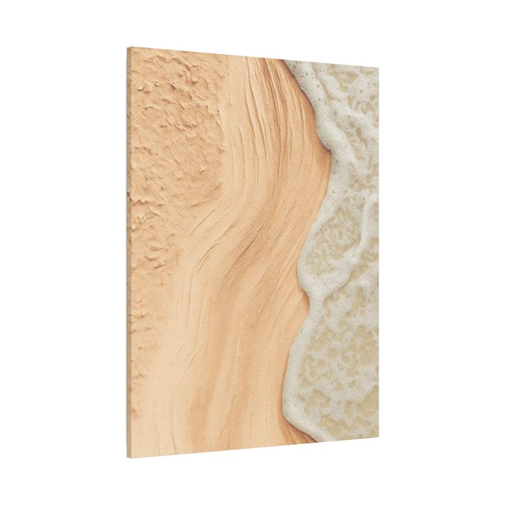 Coastal Beach Canvas Print – Sandy Shoreline Wall Art