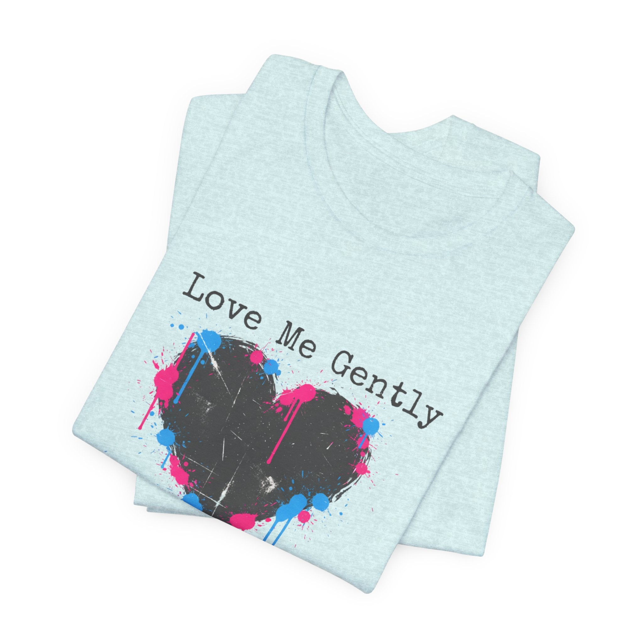 Distressed Graffiti Heart Tee | grunge heart shirt, punk heart design