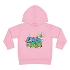 Toddler Hoodie — 'Stay Wild' Graffiti Daisy Pullover