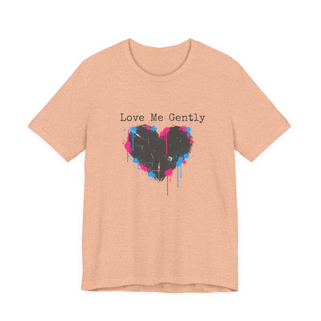 Distressed Graffiti Heart Tee | grunge heart shirt, punk heart design