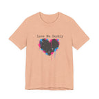 Distressed Graffiti Heart Tee | grunge heart shirt, punk heart design