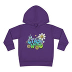 Toddler Hoodie — 'Stay Wild' Graffiti Daisy Pullover