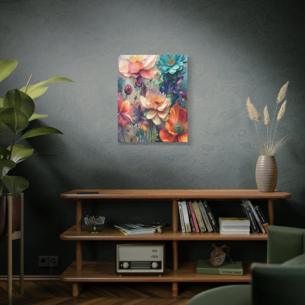 Floral Dreamscape Matte Canvas Print — Stretched 1.25"