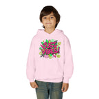 Youth Hoodie - "Just Vibes" Neon Graffiti Pullover
