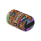 Can Cooler — Bourbon Street Mardi Gras Fleur-de-Lis Beverage Koozie