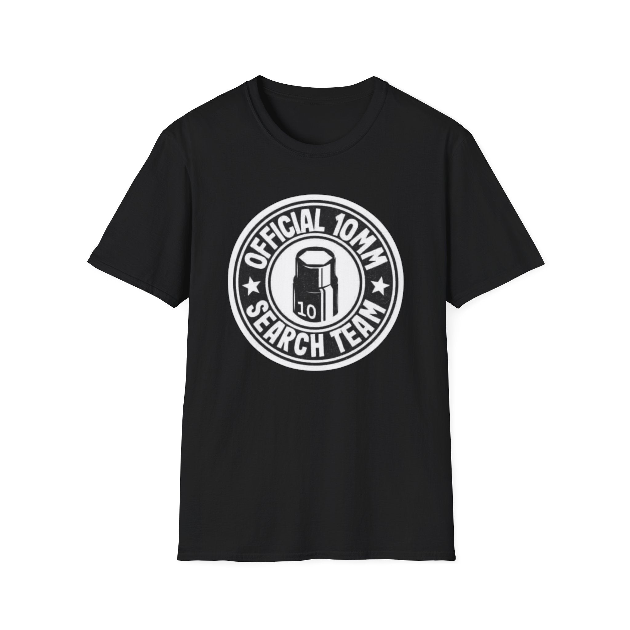 10mm Search Team T-Shirt – 'Official 10MM' Logo Tee