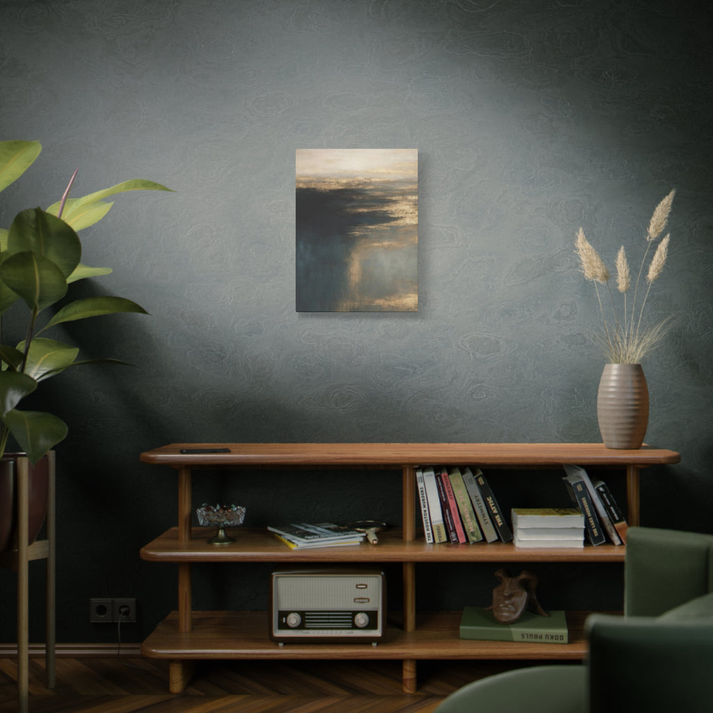 Abstract Stormy Seascape Canvas