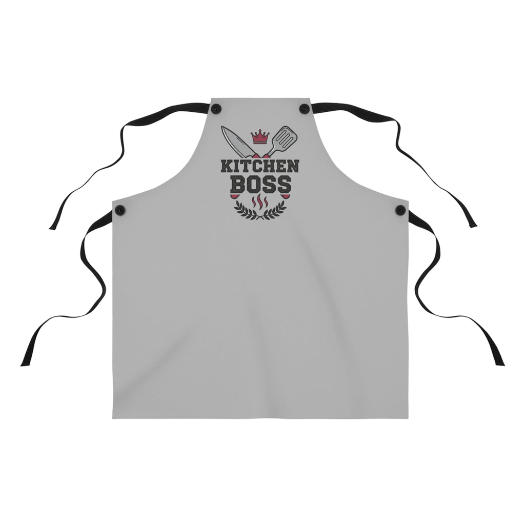 Kitchen Boss Apron — 'Kitchen Boss' Graphic Chef Apron for Home Cooks & BBQs