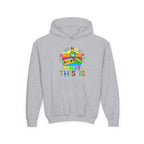 Youth Hoodie — Colorful Retro Cassette 'I Have No Idea What This Is' Graphic
