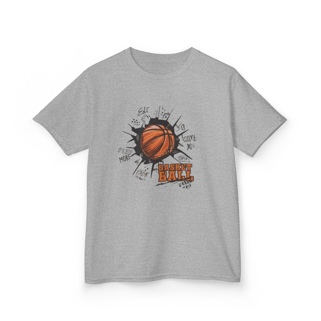 Kids Basketball Tee — Slam Dunk Graphic Shirt