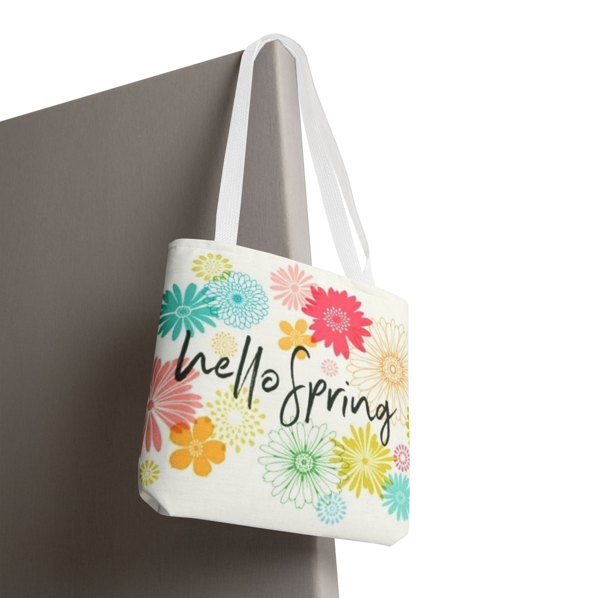 Hello Spring Floral Tote