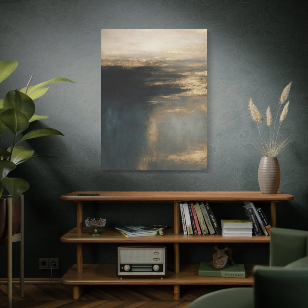 Abstract Stormy Seascape Canvas