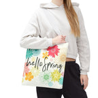 Hello Spring Floral Tote