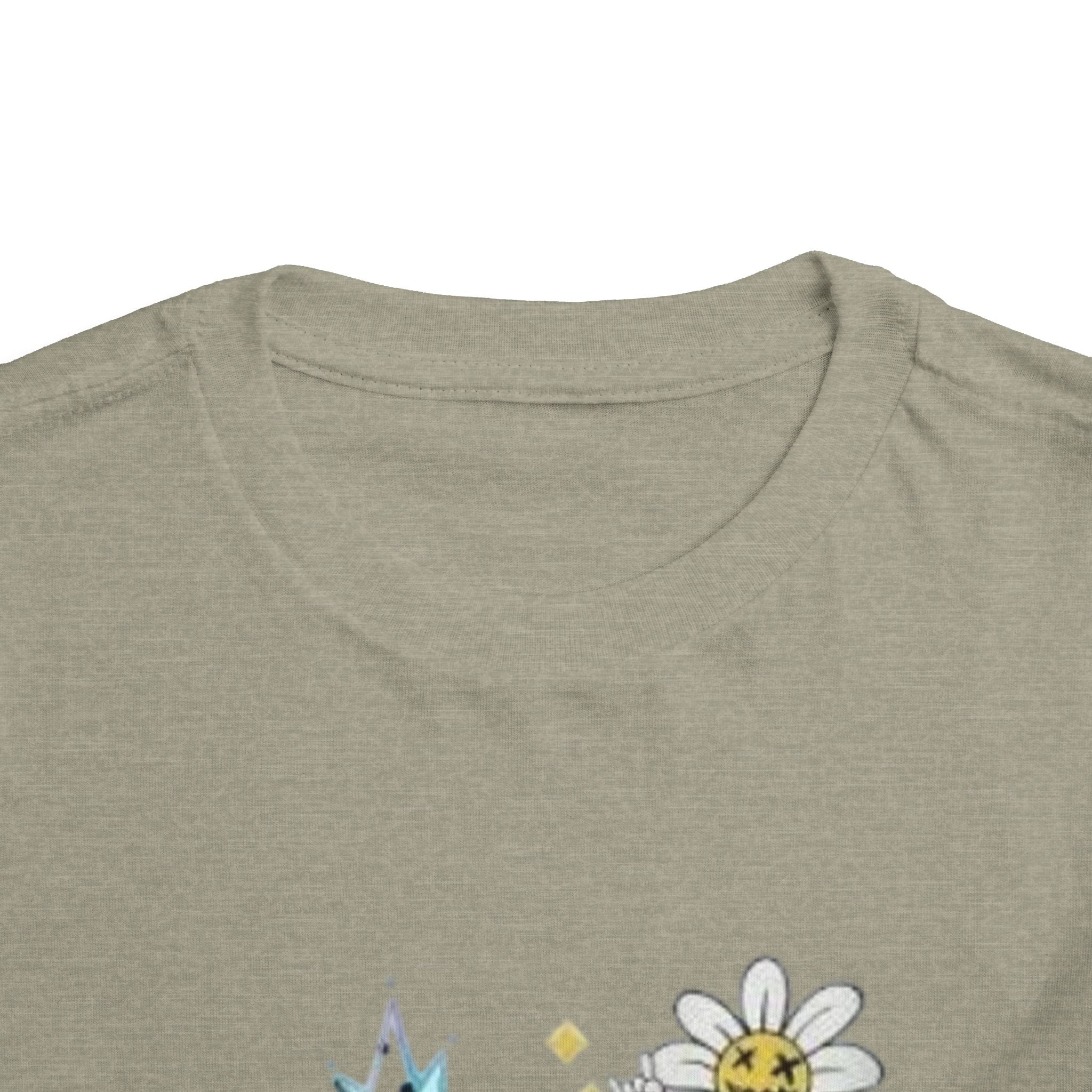 Toddler Tee - "Stay Wild" Graffiti Daisy Cute Kids T-Shirt