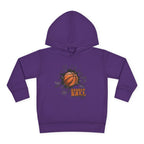 Toddler Basketball Hoodie – 'Ball' Graphic Pullover for Kids