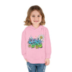 Toddler Hoodie — 'Stay Wild' Graffiti Daisy Pullover