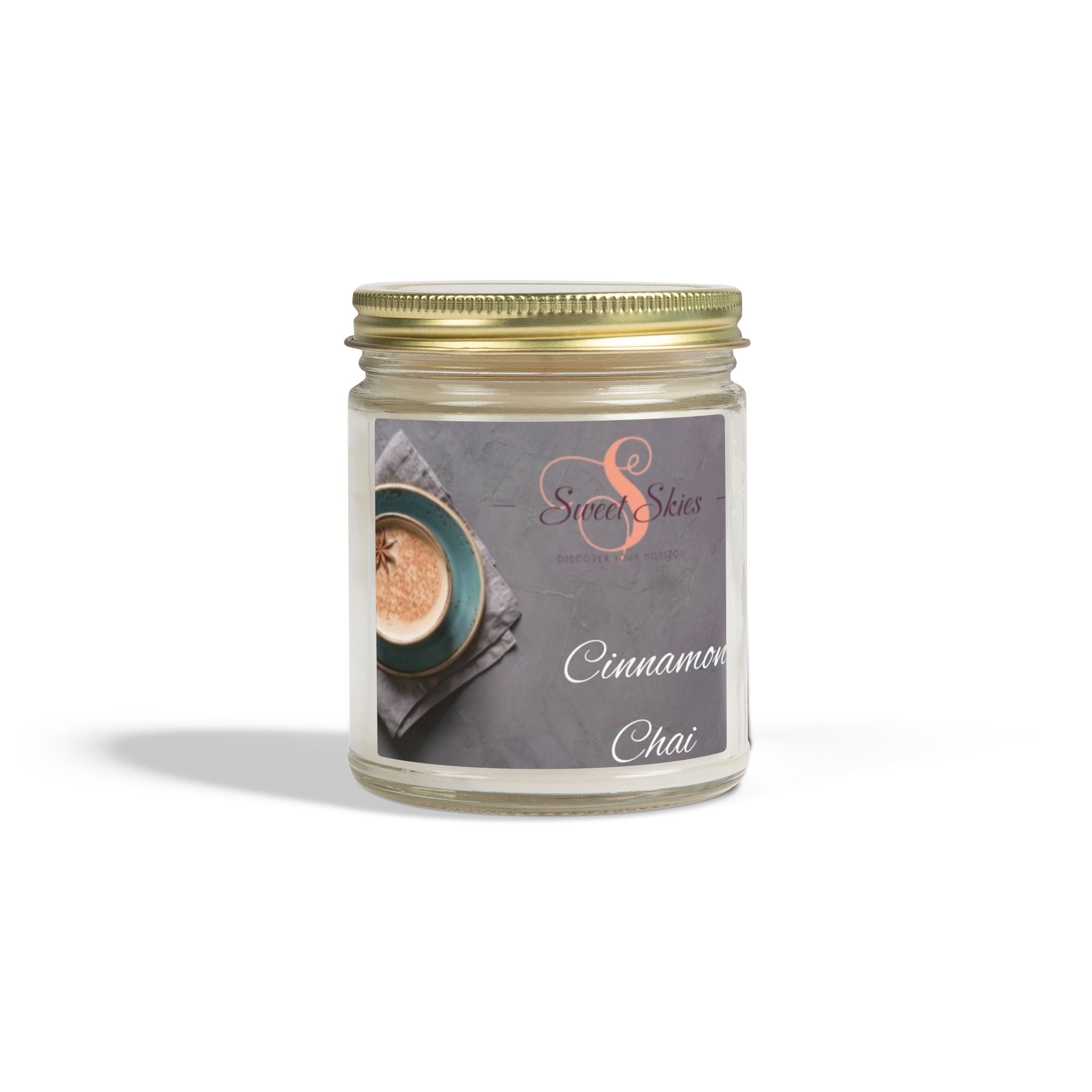 Cinnamon Chai Scented Candle — Coconut Apricot Wax (9oz)