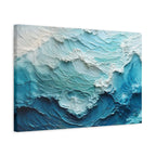 Ocean Waves Texture Matte Canvas Print