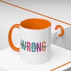 Accent Coffee Mug — "Prove Them Wrong" Colorful Motivational Ceramic Mug (11/15oz)
