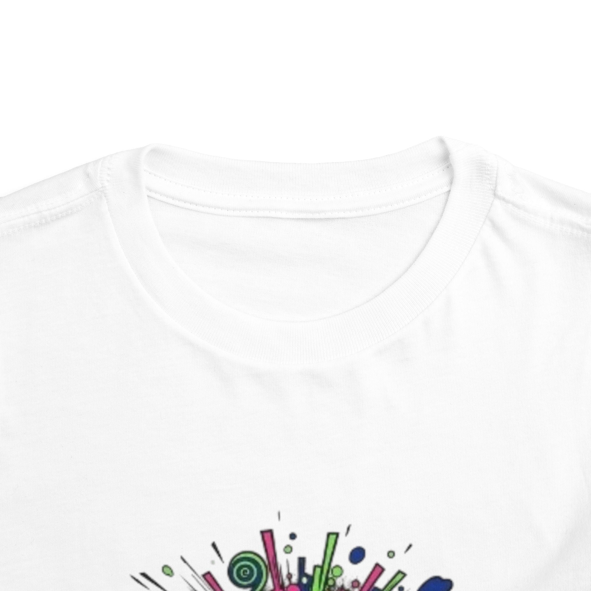 Toddler Tee — 'Embrace Your Weird' Colorful Graffiti Kids Shirt