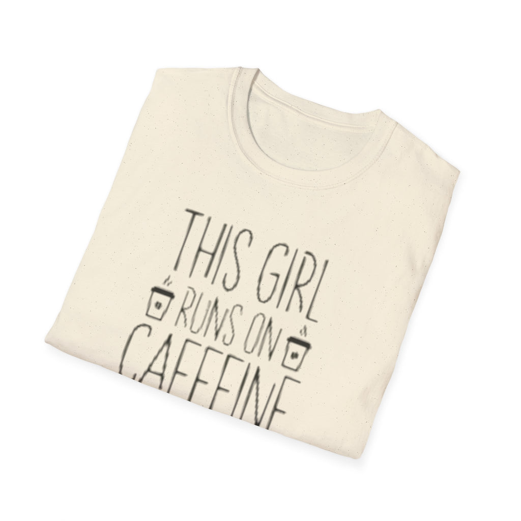 Caffeine & Sarcasm Graphic Tee — "This Girl Runs on Caffeine & Sarcasm"