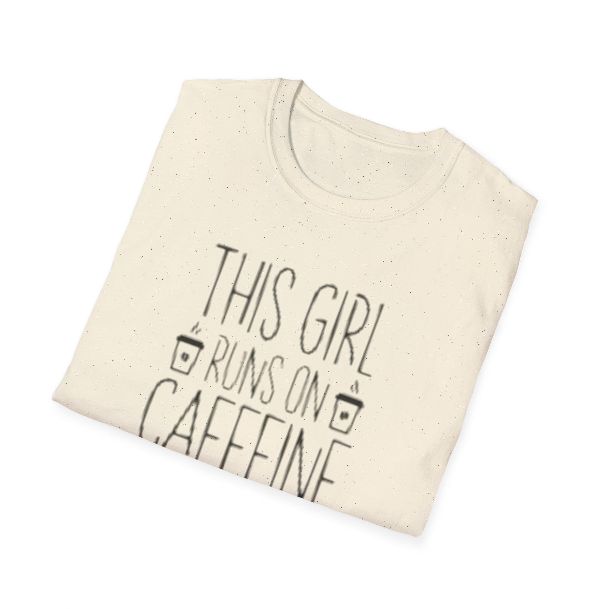 Caffeine & Sarcasm Graphic Tee — "This Girl Runs on Caffeine & Sarcasm"