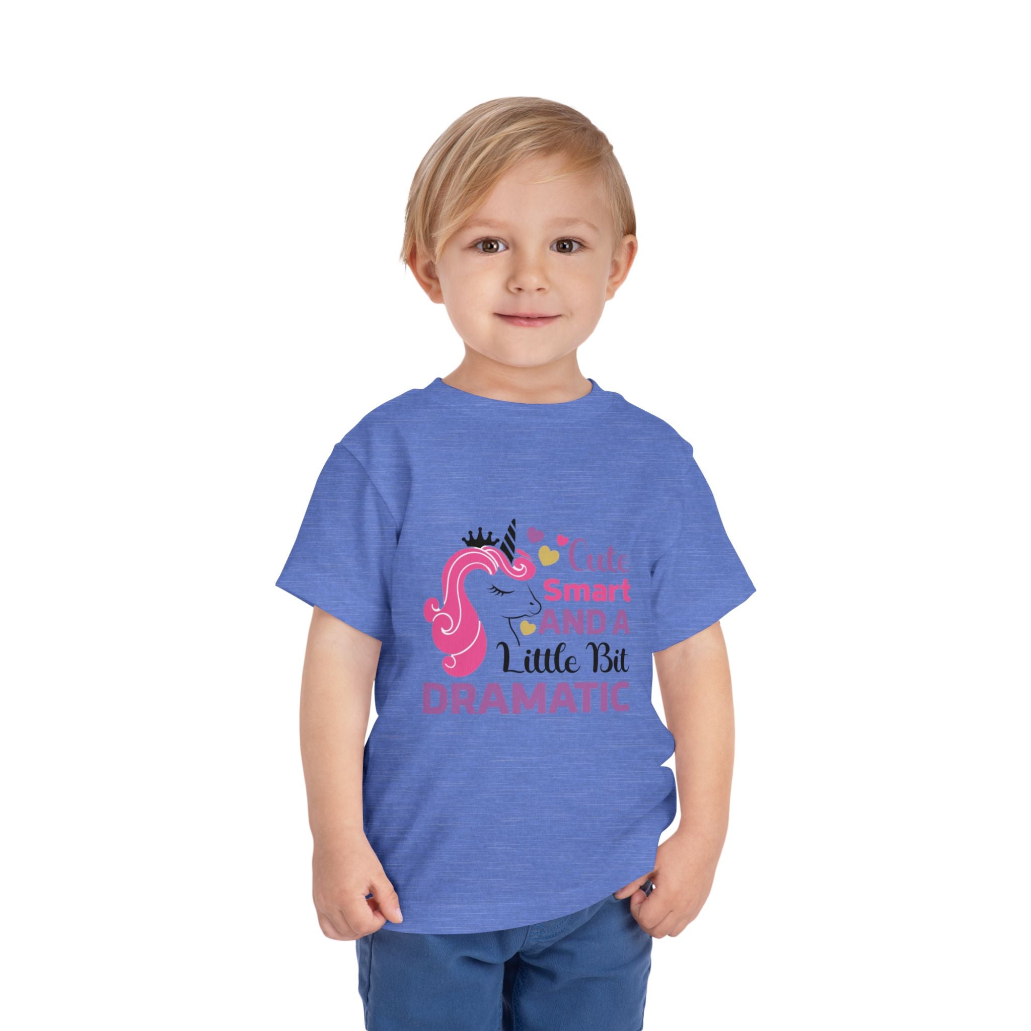 Toddler Tee — Cute Smart and a Little Bit Dramatic Unicorn Shirt