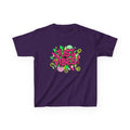 Kids T‑Shirt — "Just Vibes" Neon Graffiti Graphic Tee for Playful, Trendy Kids