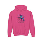 Youth Unicorn Hoodie - "Just a Girl Who Loves Unicorns" Cute Magical Kids Sweatshirt