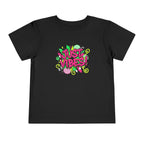 Toddler Tee - "Just Vibes!" Colorful Retro Graphic Kids T‑Shirt