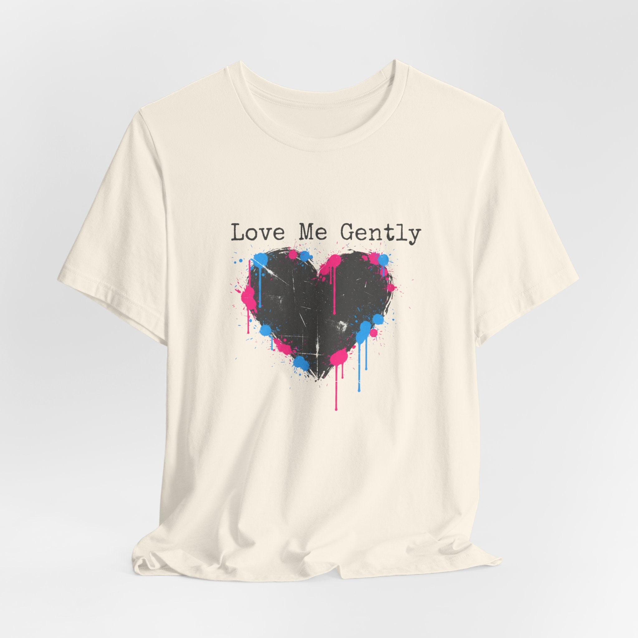 Distressed Graffiti Heart Tee | grunge heart shirt, punk heart design