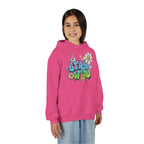 Youth Hoodie — "Stay Wild" Graffiti Daisy Streetwear