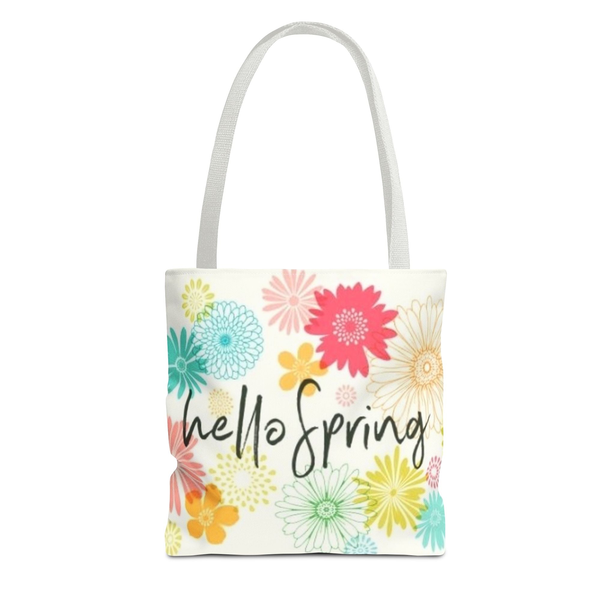 Hello Spring Floral Tote