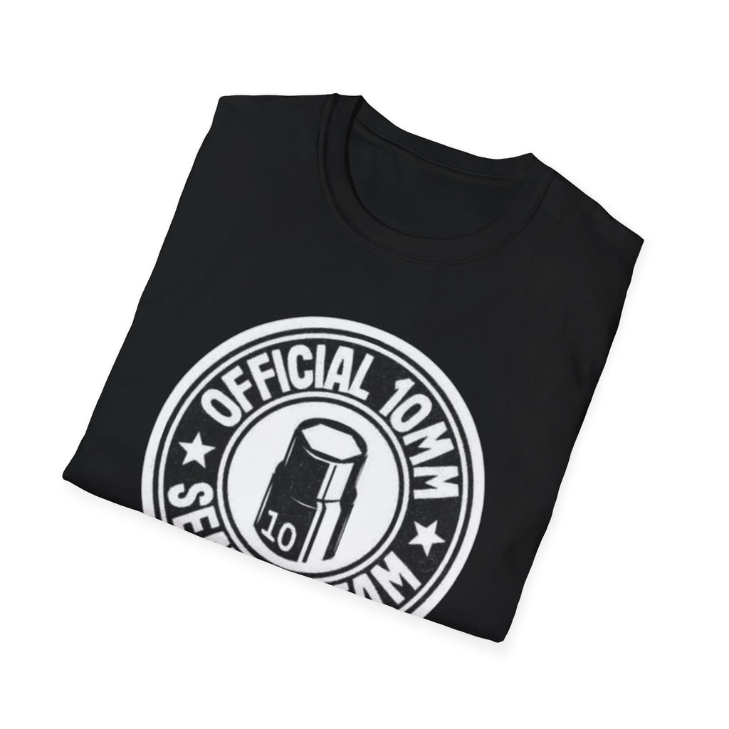 10mm Search Team T-Shirt – 'Official 10MM' Logo Tee