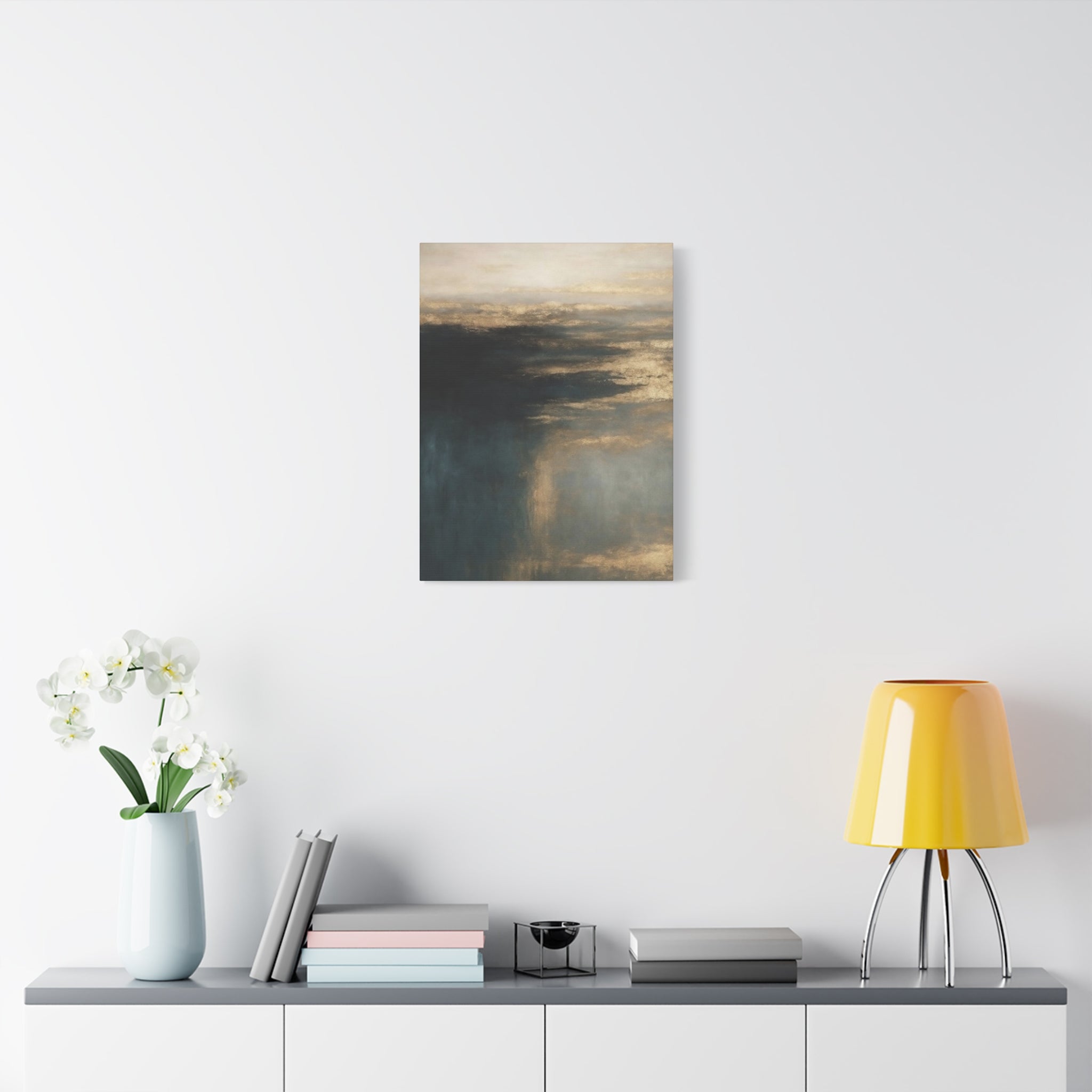 Abstract Stormy Seascape Canvas