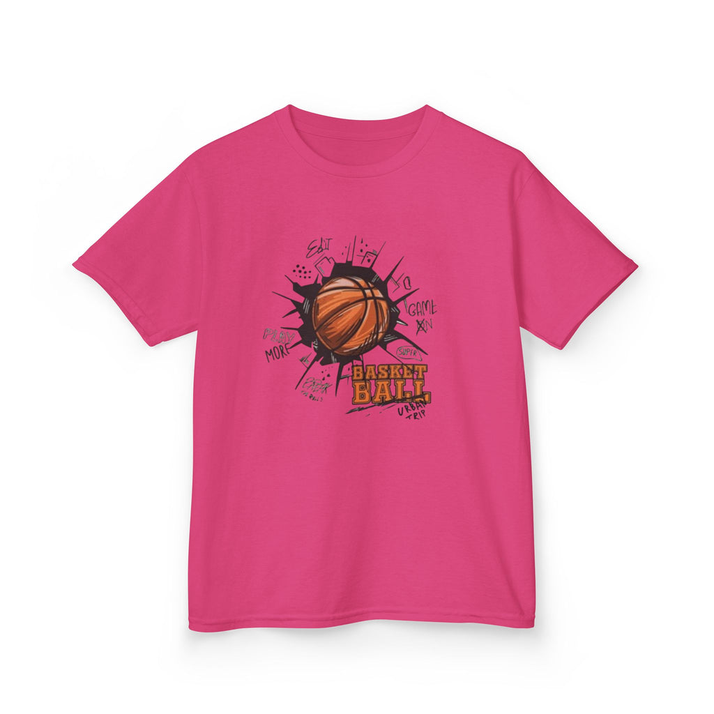 Kids Basketball Tee — Slam Dunk Graphic Shirt