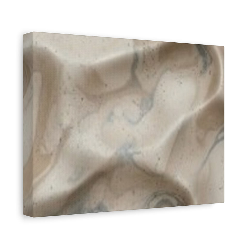 Abstract Neutral Marble Canvas Wall Art — Matte Stretched 1.25"
