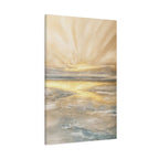 Golden Sunrise Seascape Canvas