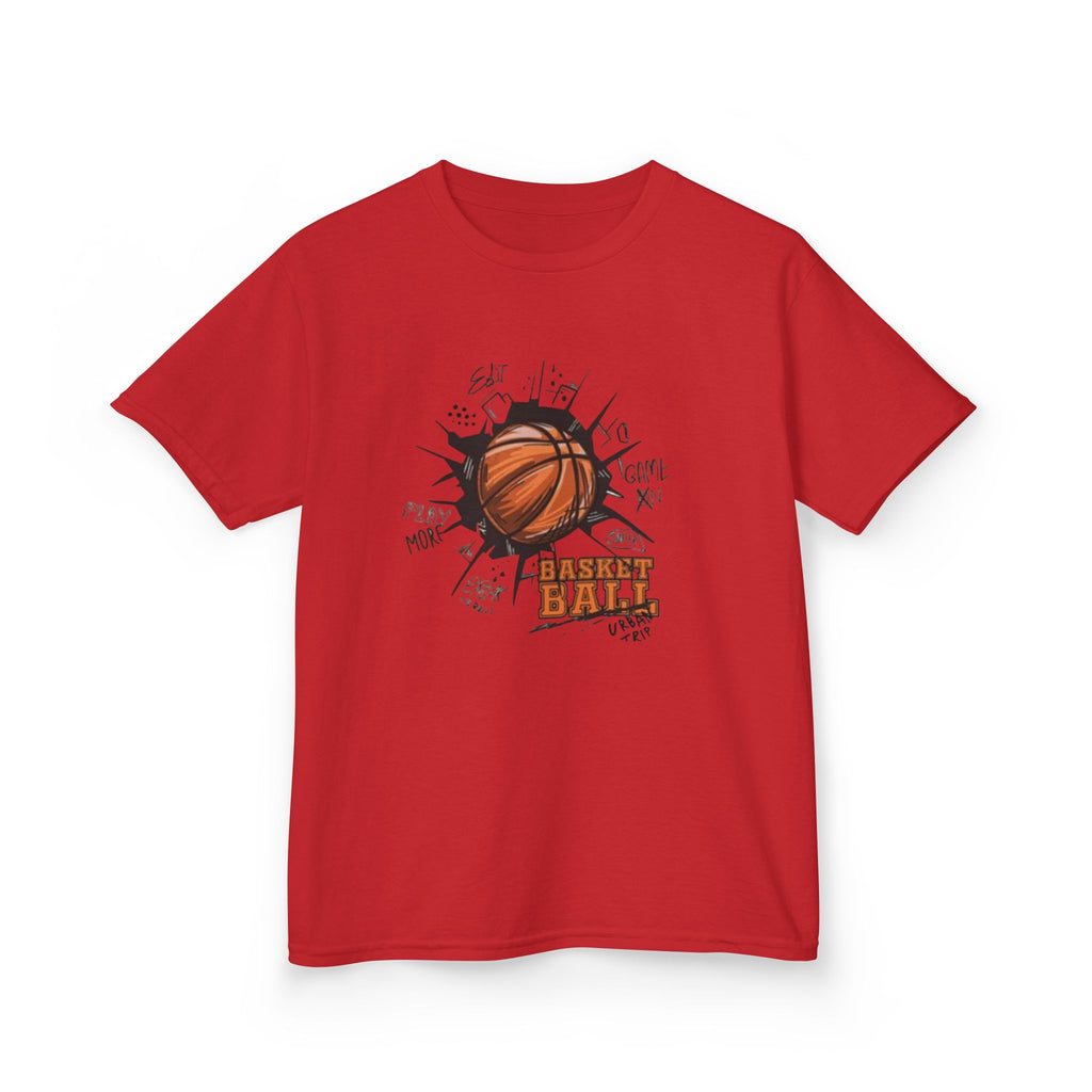 Kids Basketball Tee — Slam Dunk Graphic Shirt