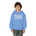 Youth Jesus Hoodie — Christian Faith Pullover with Cross Logo