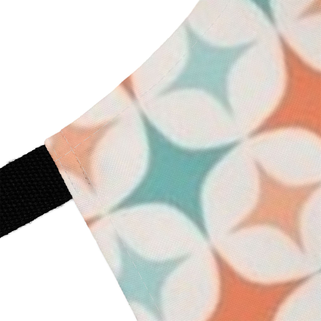 Retro Starburst Pattern Apron — Mid-Century Modern Kitchen Gift