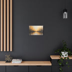 Abstract Gold Landscape Canvas Wall Art — Matte Stretched 1.25"