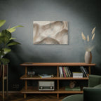 Abstract Neutral Marble Canvas Wall Art — Matte Stretched 1.25"