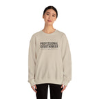 Professional Overthinker Sweatshirt | sarcastic shirt, self-deprecating quote