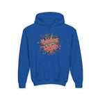 Youth Hoodie — "Embrace the Weird" Colorful Graffiti Graphic